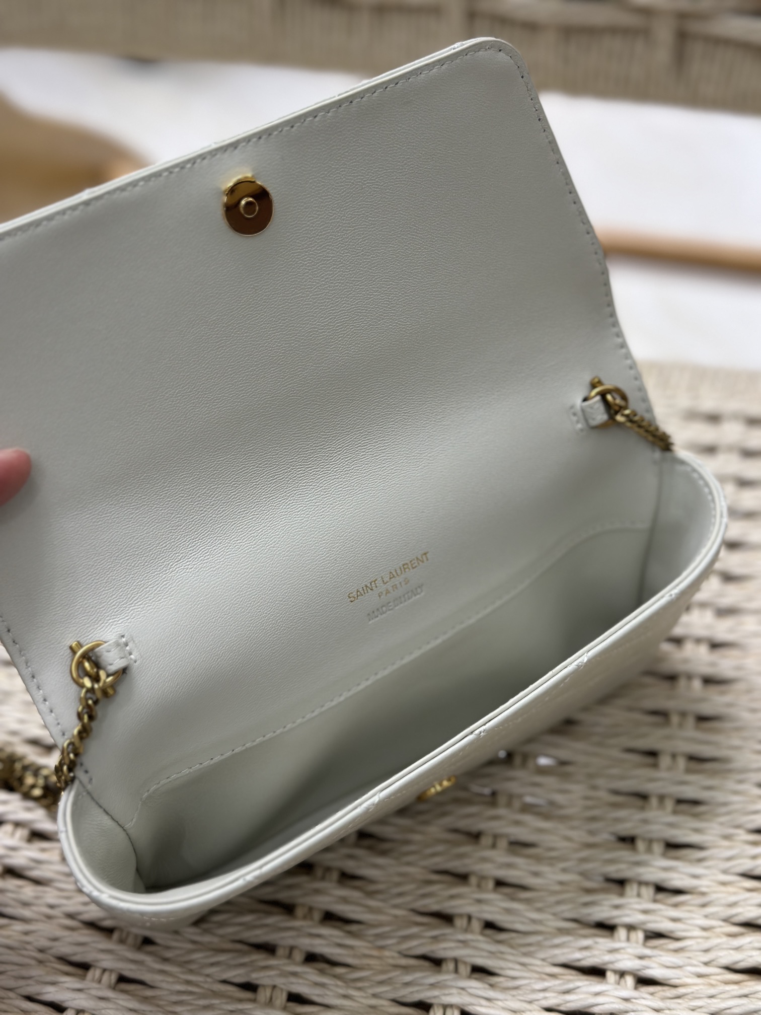 YSL Gaby Phone Case/Chain Bag Model: 742579 Dimensions: 19×10×4.5cm Shoulder Strap Length: 51cm