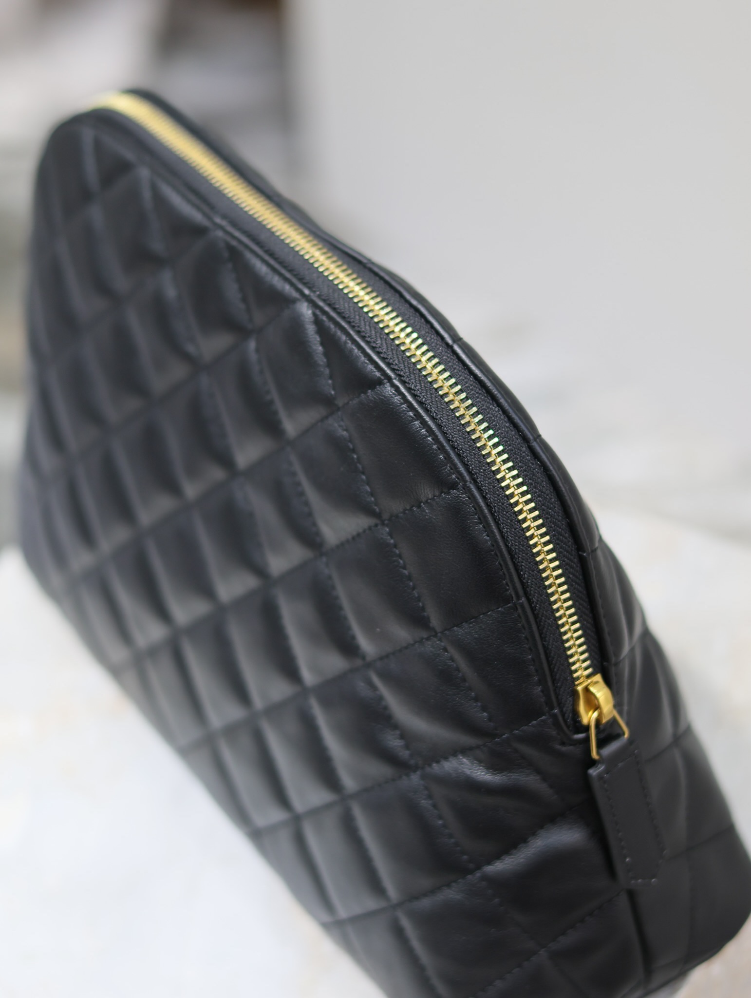 YSL Black LE CASSANDRE New Makeup Bag Style Number: 736010 Dimensions: 30×20×11cm