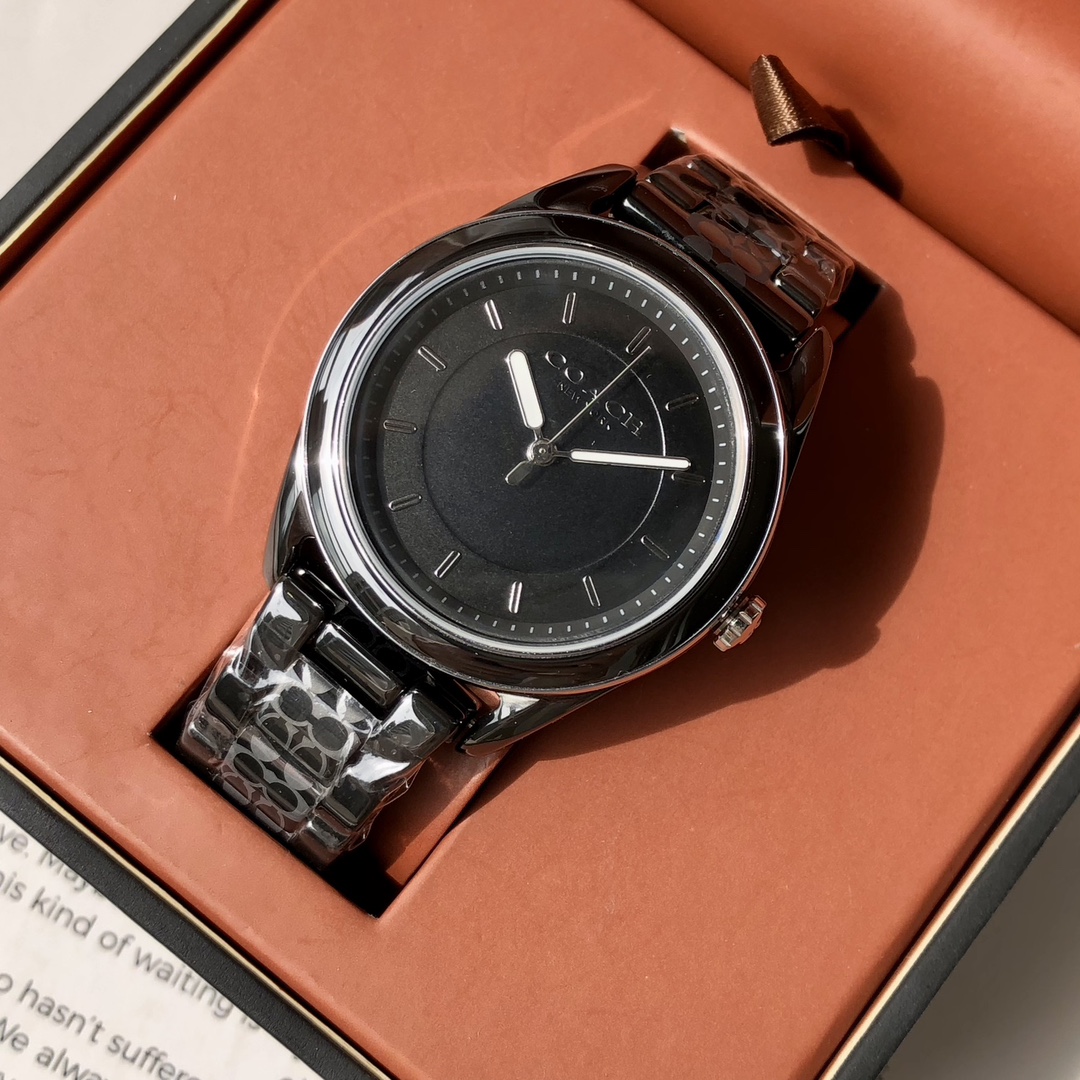 COACH PRESTON Collection Ceramic Watch