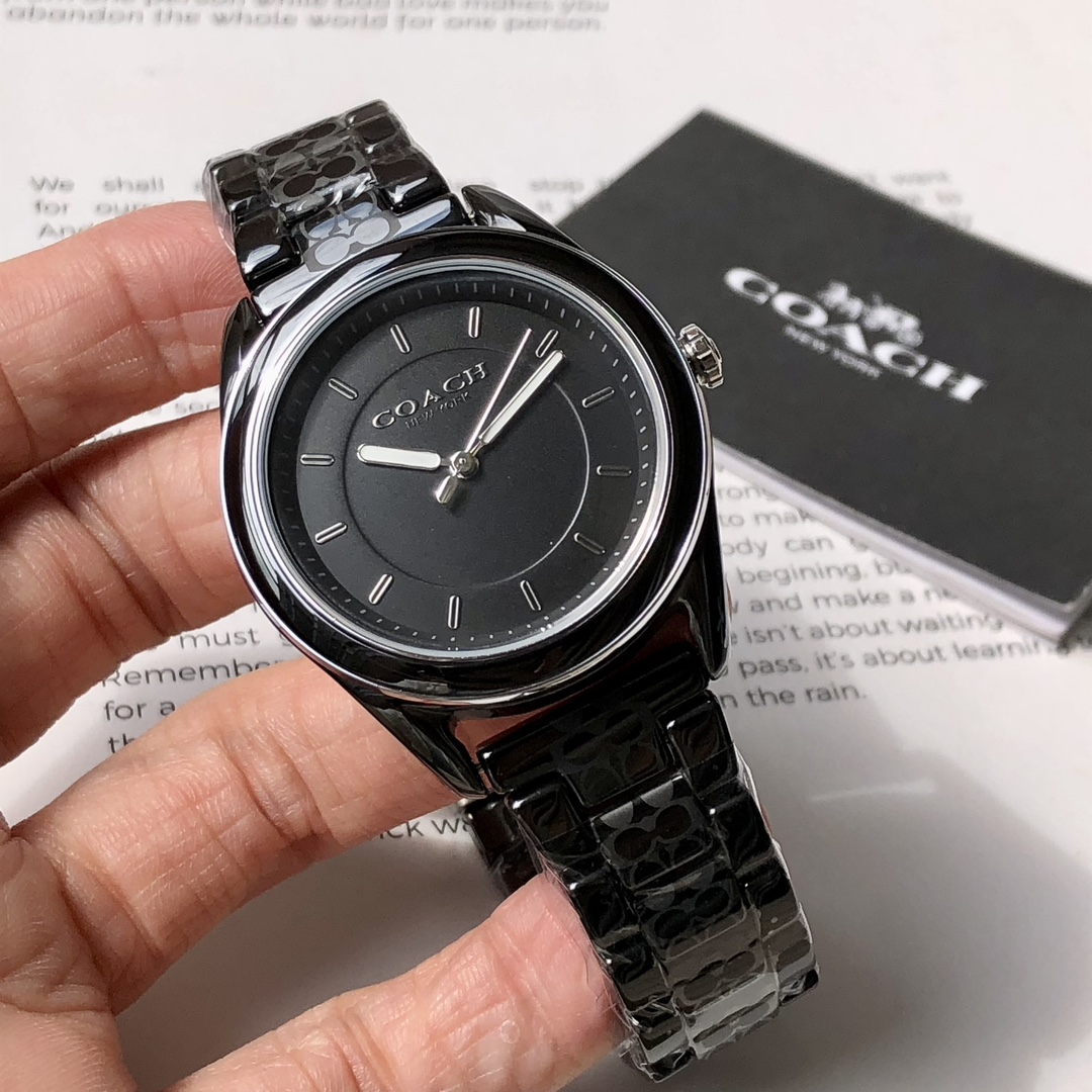 COACH PRESTON Collection Ceramic Watch