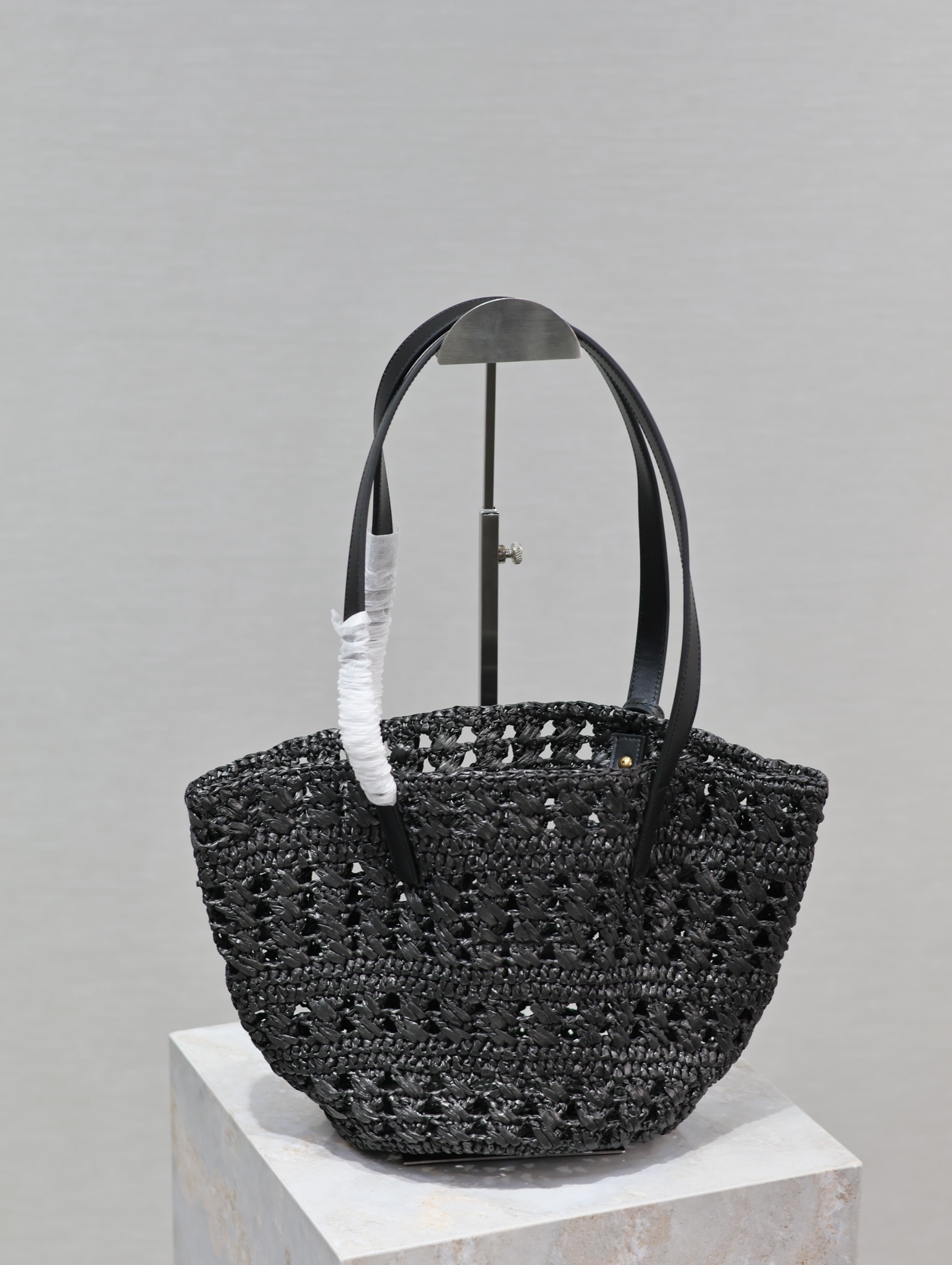 YSL Straw Tote Bag Vegetable Basket Openwork Straw Tote Bag Model: 761461 Dimensions: 42×20×22cm
