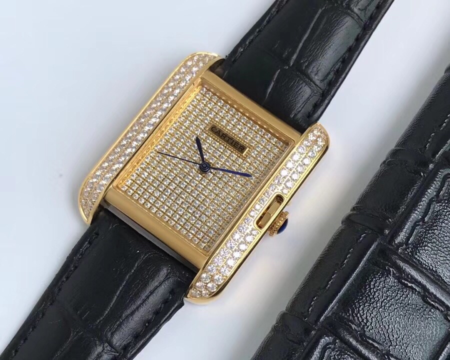 Cartier Tank Stardust Automatic 35mm × 11mm – Luxury 316L Steel Men’s Watch with Sapphire Crystal, Open Caseback & Enhanced Waterproof Performance