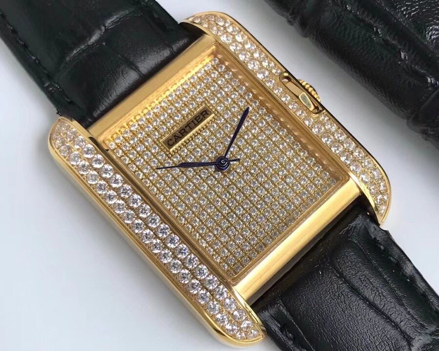Cartier Tank Stardust Automatic 35mm × 11mm – Luxury 316L Steel Men’s Watch with Sapphire Crystal, Open Caseback & Enhanced Waterproof Performance