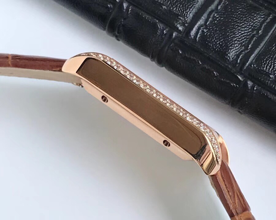 Cartier Tank Stardust Automatic 35mm × 11mm – 316L Steel Men’s Timepiece with Sapphire Crystal, Transparent Back & Superior Waterproof Build