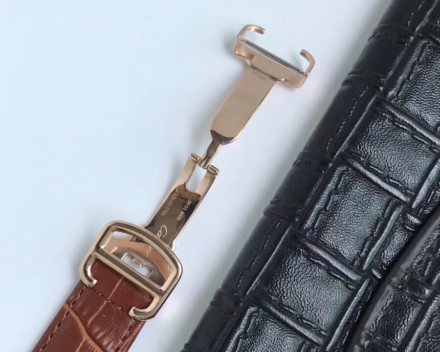 Cartier Tank Stardust Automatic 35mm × 11mm – 316L Steel Men’s Timepiece with Sapphire Crystal, Transparent Back & Superior Waterproof Build