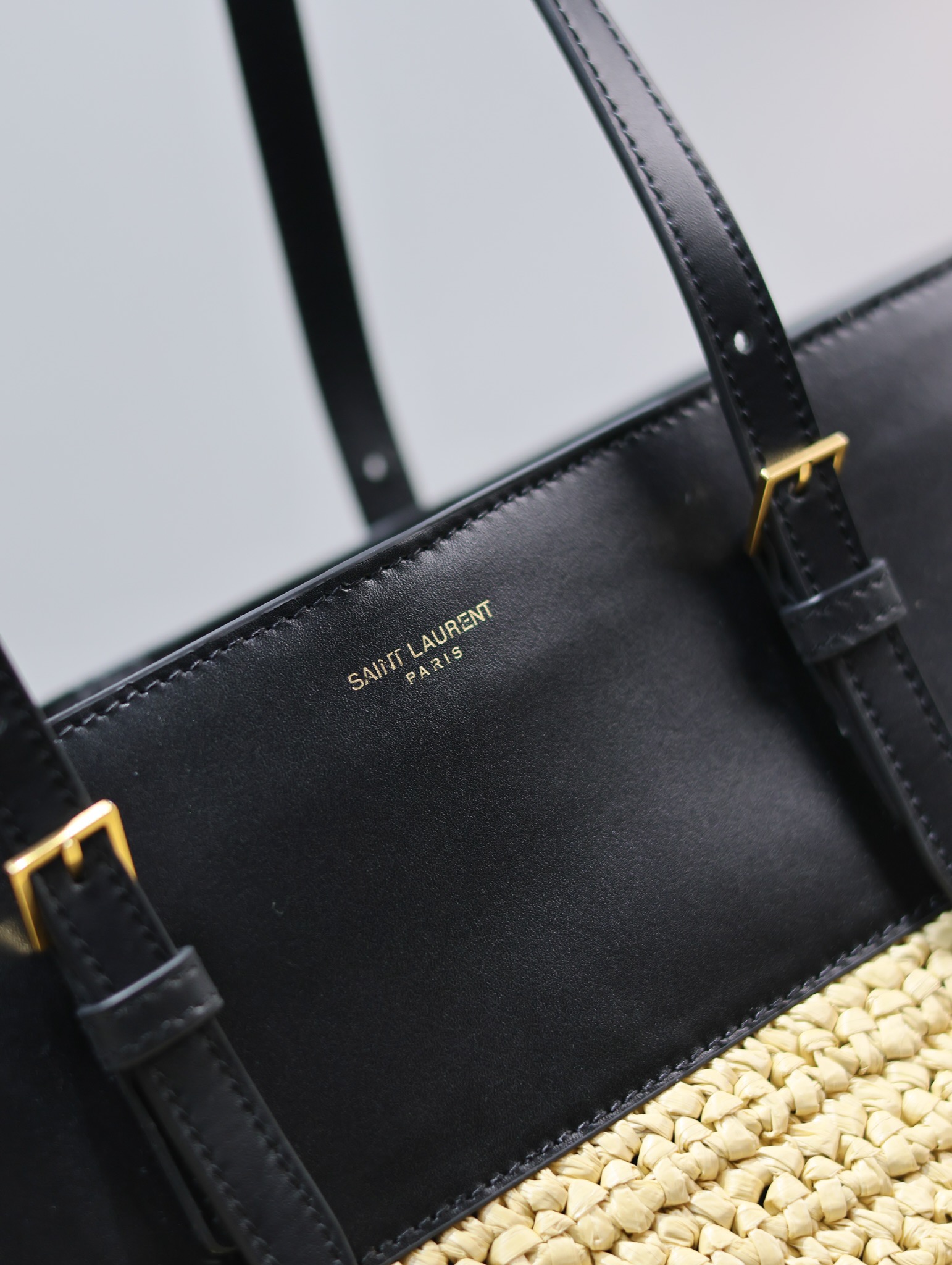 YSL Shopping Tote Bag Dimensions: 38×28×13cm Model: 394195 Woven