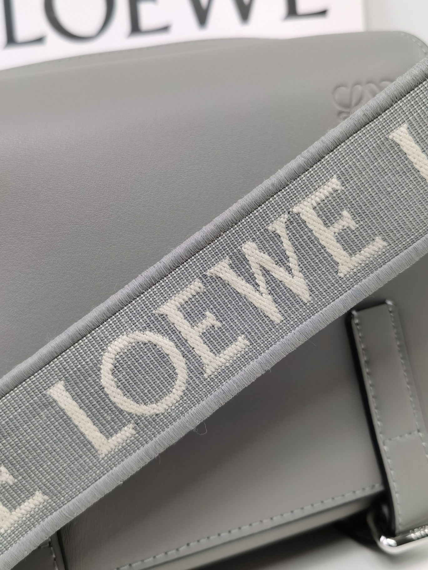Loewe New XS Messenger Bag A74 Pearl Gray 0.650 Dimensions: 23 x 18 x 9 cm