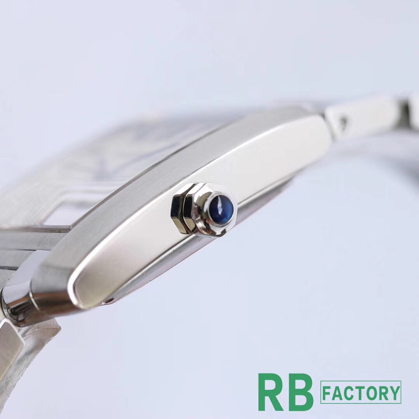 Cartier Tank RB n 29mm – ETA Cal.120 Automatic Watch with Blue Steel Hands and Dual Sapphire Crystal