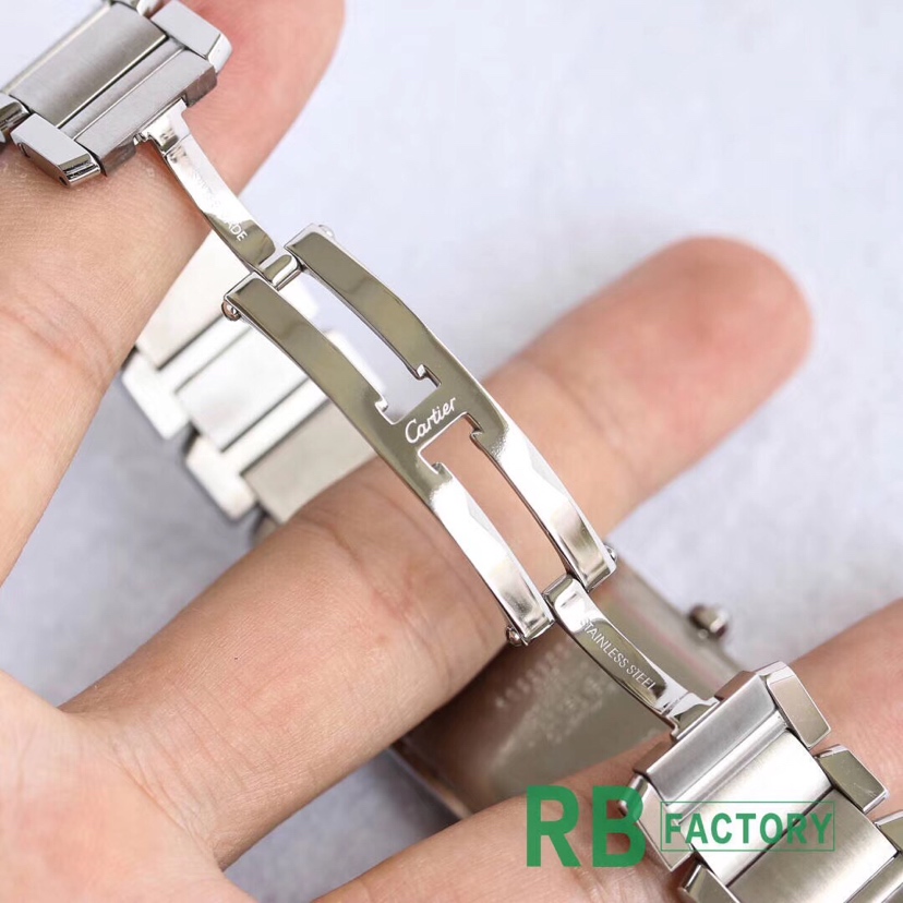 Cartier Tank RB n 29mm – ETA Cal.120 Automatic Watch with Blue Steel Hands and Dual Sapphire Crystal