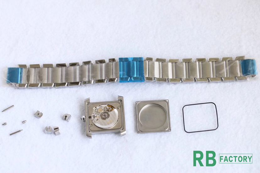 Cartier Tank RB n 29mm – ETA Cal.120 Automatic Watch with Blue Steel Hands and Dual Sapphire Crystal