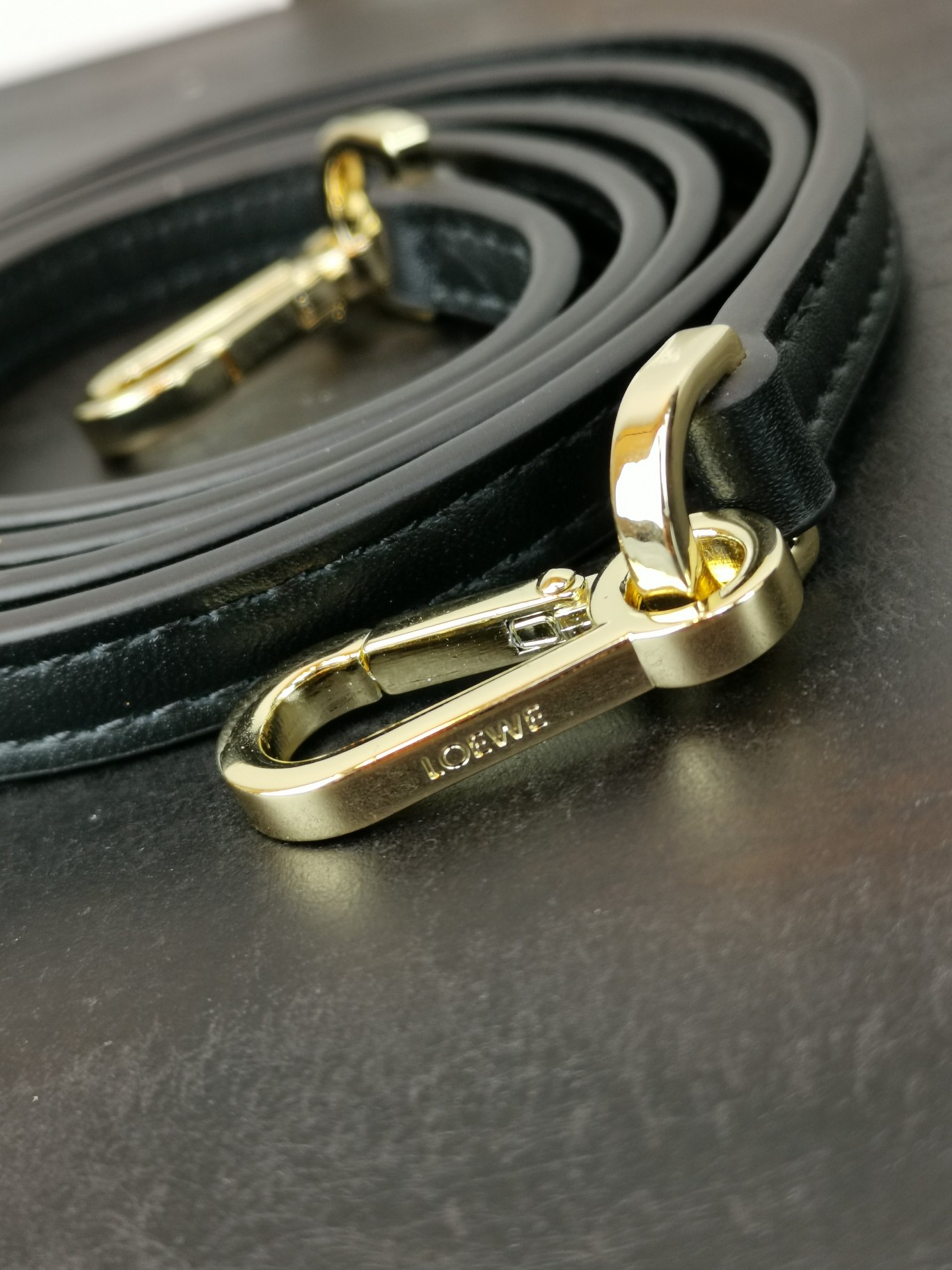 Loewe Mini Navy Blue Patchwork Model 3000 Dimensions: 18*12.5*8cm