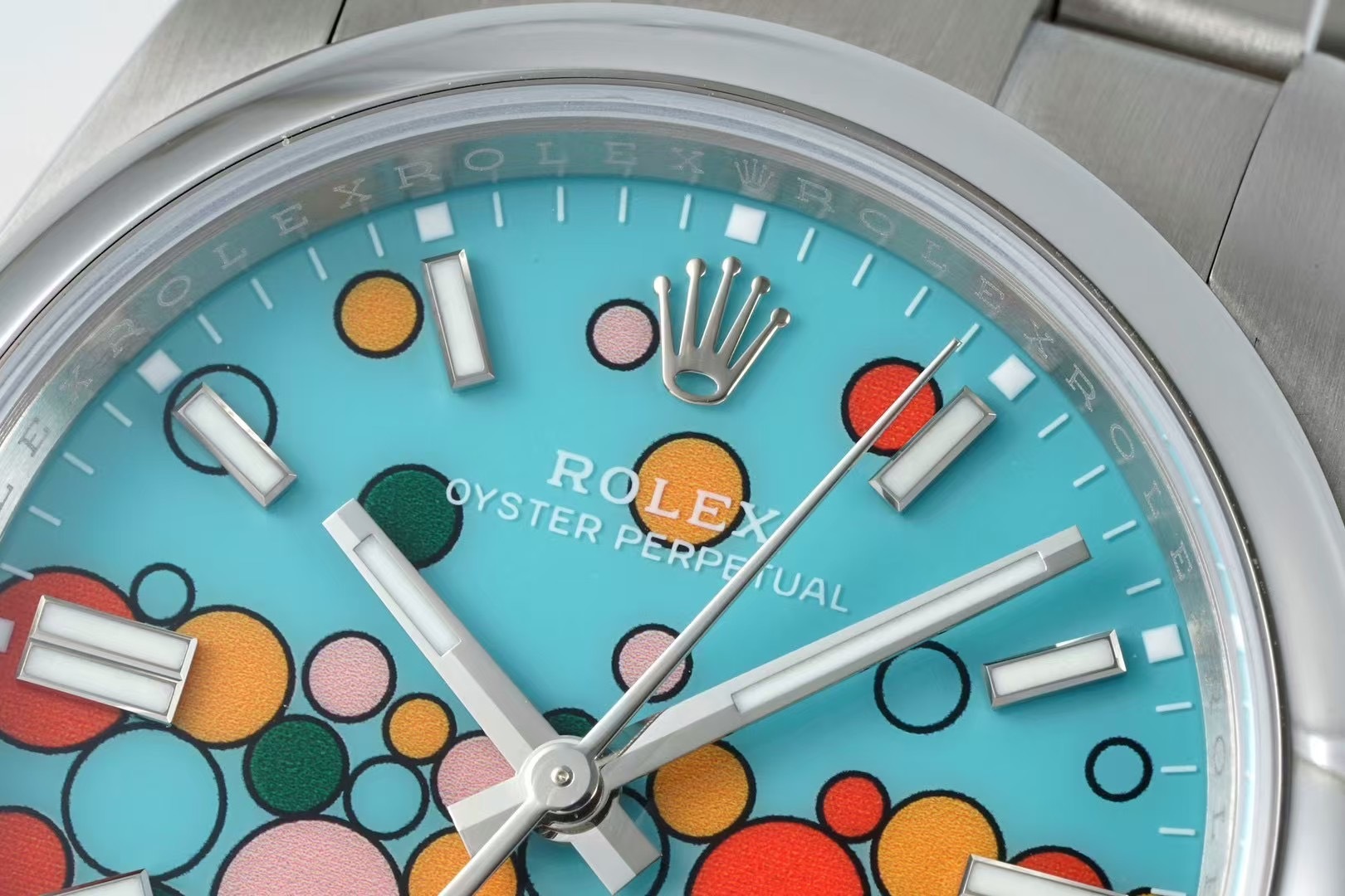 ROLEX Oyster Perpetual｜36mm/41mm Case Diameter 12mm Thickness Cal.3230 Movement 904L Steel Polished Indexes Swiss Ice-Blue Lume Sapphire Crystal