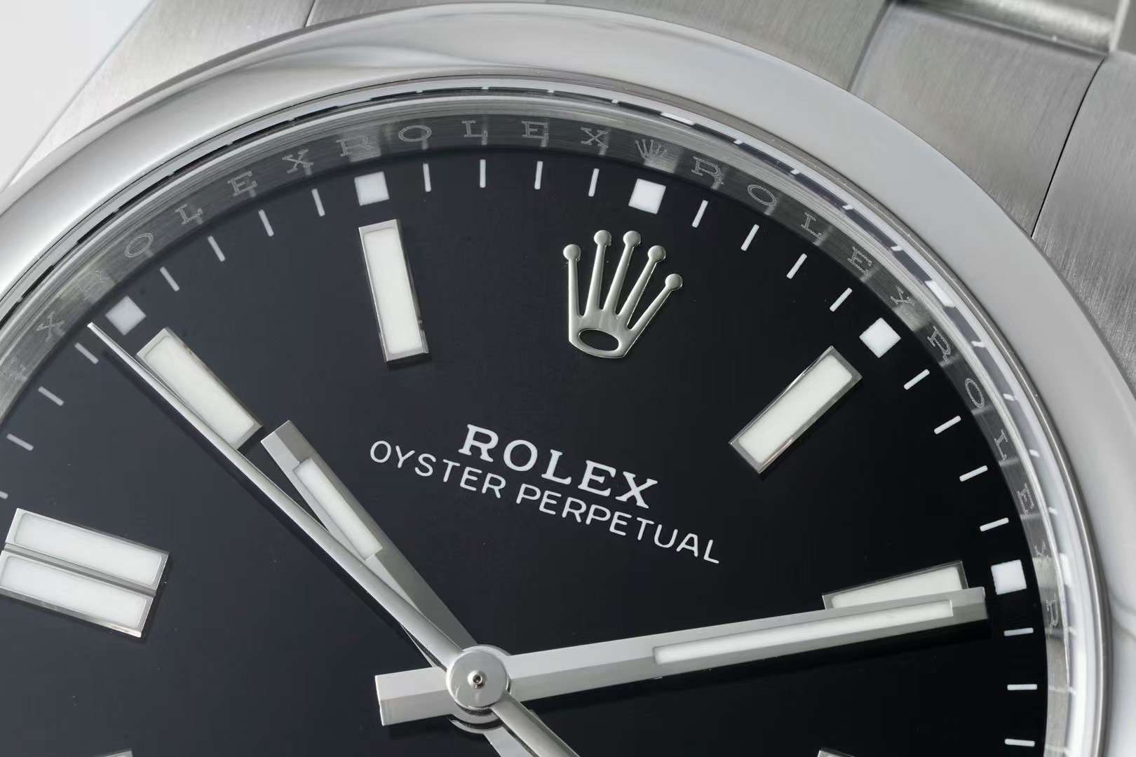 ROLEX Oyster Perpetual｜36mm Case Diameter 12mm Thickness Cal.3230 Movement 904L Steel Polished Indexes Swiss Ice-Blue Lume Sapphire Crystal