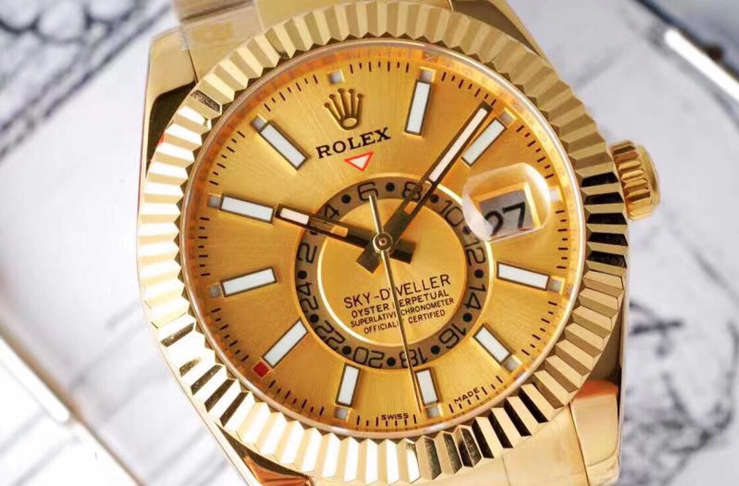 Rolex Sky-Dweller｜42mm Caliber 9001 Automatic Movement AI-developed Month Adjustment System Ring Command Bezel Annual Calendar Dual Time Zone Oyster Steel Bracelet