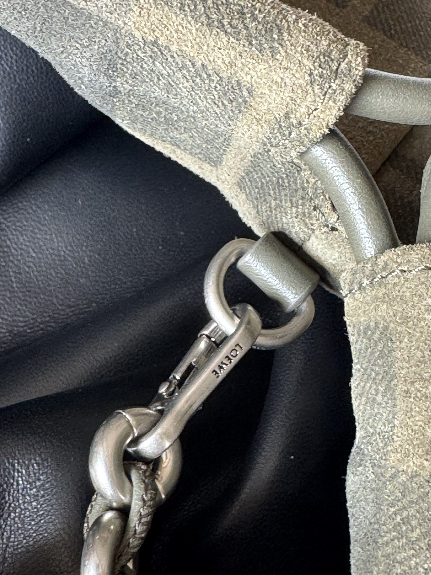 LOEWE 1774  0.780 Flamenco Purse Clutch Medium 30-10.5-20