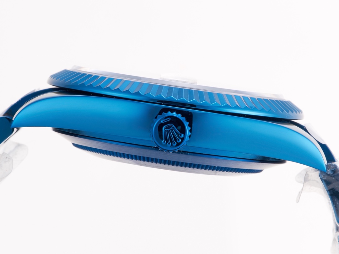 Rolex Sky-Dweller DIW Modified Version 40mm｜9.5mm Thickness Imported Automatic Mechanical Movement Bi-directional Rotating Ring Command Fluted Bezel Sapphire Crystal (Blue Light Magnifier) Oyster Steel Three-piece Link Bracelet Safety Fold-over Clasp Dual