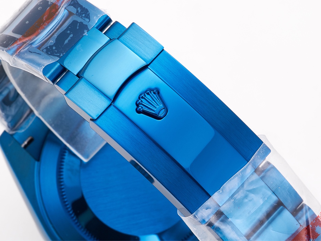 Rolex Sky-Dweller DIW Modified Version 40mm｜9.5mm Thickness Imported Automatic Mechanical Movement Bi-directional Rotating Ring Command Fluted Bezel Sapphire Crystal (Blue Light Magnifier) Oyster Steel Three-piece Link Bracelet Safety Fold-over Clasp Dual