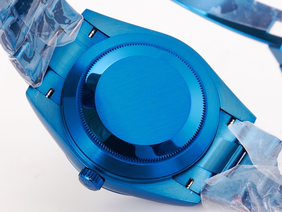 Rolex Sky-Dweller DIW Modified Version 40mm｜9.5mm Thickness Imported Automatic Mechanical Movement Bi-directional Rotating Ring Command Fluted Bezel Sapphire Crystal (Blue Light Magnifier) Oyster Steel Three-piece Link Bracelet Safety Fold-over Clasp Dual