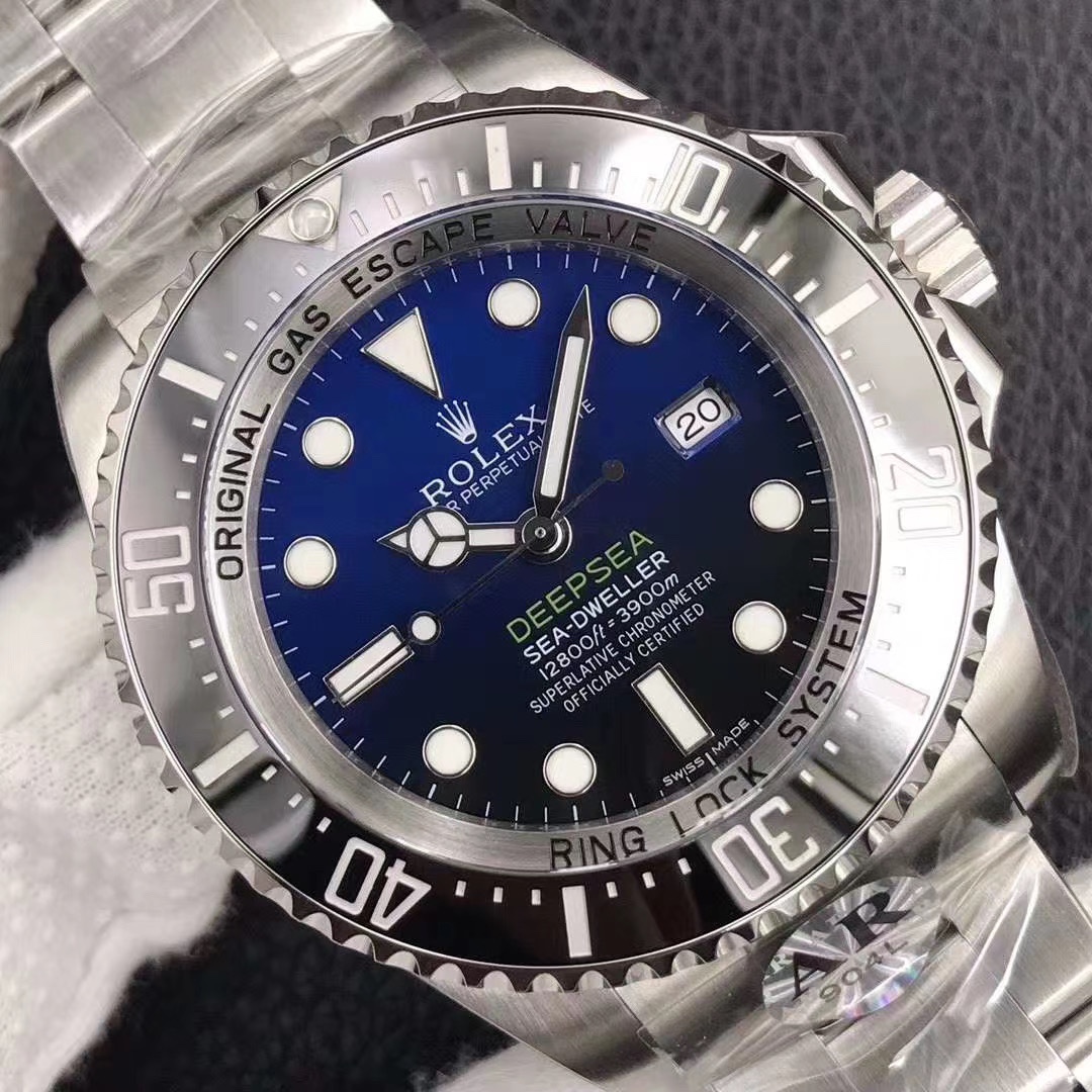 Rolex Sea-Dweller 116660+AR Factory+Super V3 Upgrade+904L Stainless Steel Gradient Dial+Calibre 2824/3135 Men's Watch