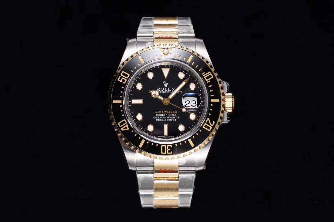 Rolex Sea-Dweller JuniorGMF V3 Upgrade+Single Yellow Dial+43mm+Cal.3235 Integrated Movement (Non-Sandwich Movement) Men's Watch