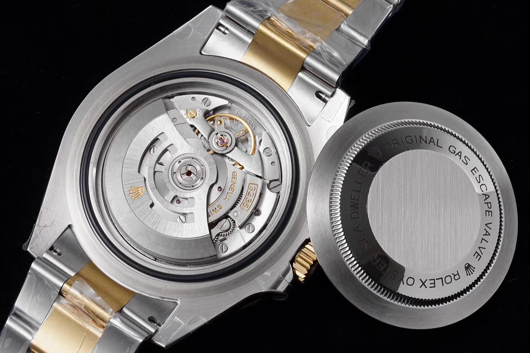 Rolex Sea-Dweller JuniorGMF V3 Upgrade+Single Yellow Dial+43mm+Cal.3235 Integrated Movement (Non-Sandwich Movement) Men's Watch