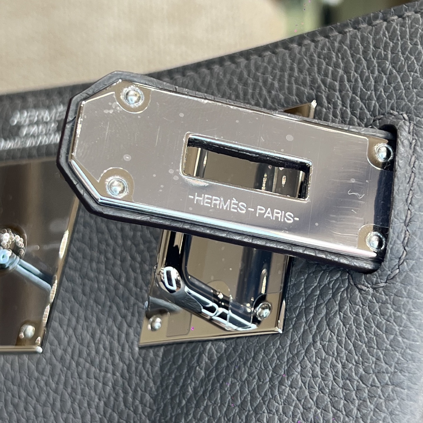 Hermès Model: Depeches 36 Color: Black with silver hardware Dimensions: 36.6cm x 29cm x 5cm