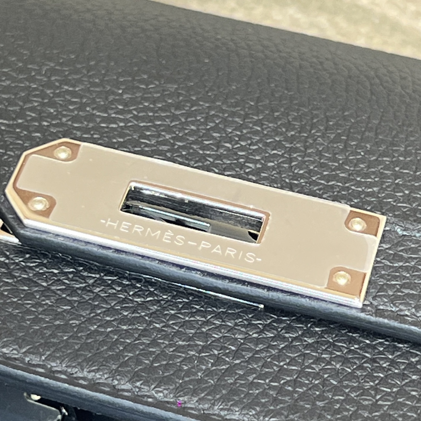 Hermès Model: Depeches 36 Color: Black with silver hardware Dimensions: 36.6cm x 29cm x 5cm