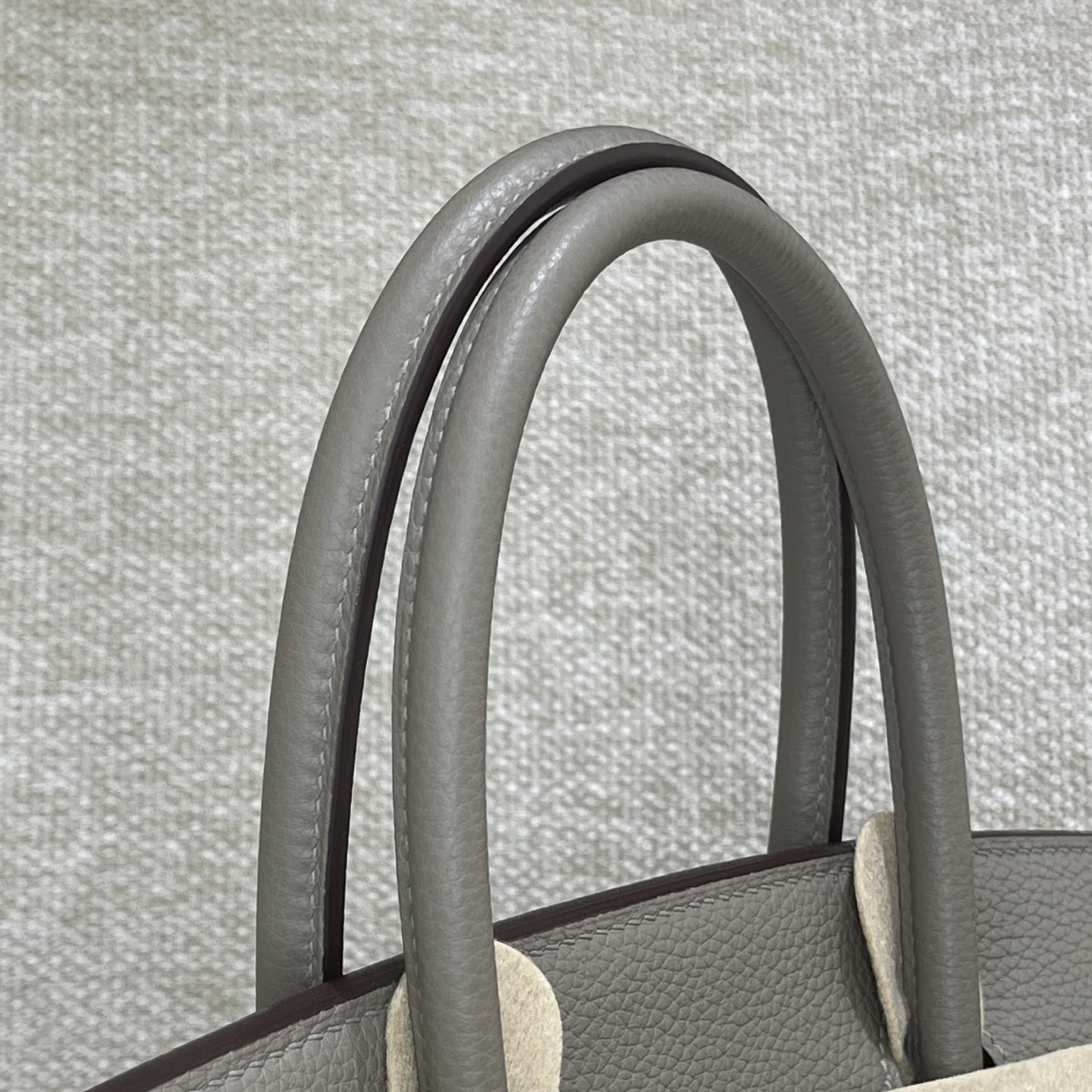 Hermès Model: Birkin 30 Color: M8 Asphalt Gray with Rose Gold Buckle Dimensions: 30cm x 22cm x 16cm