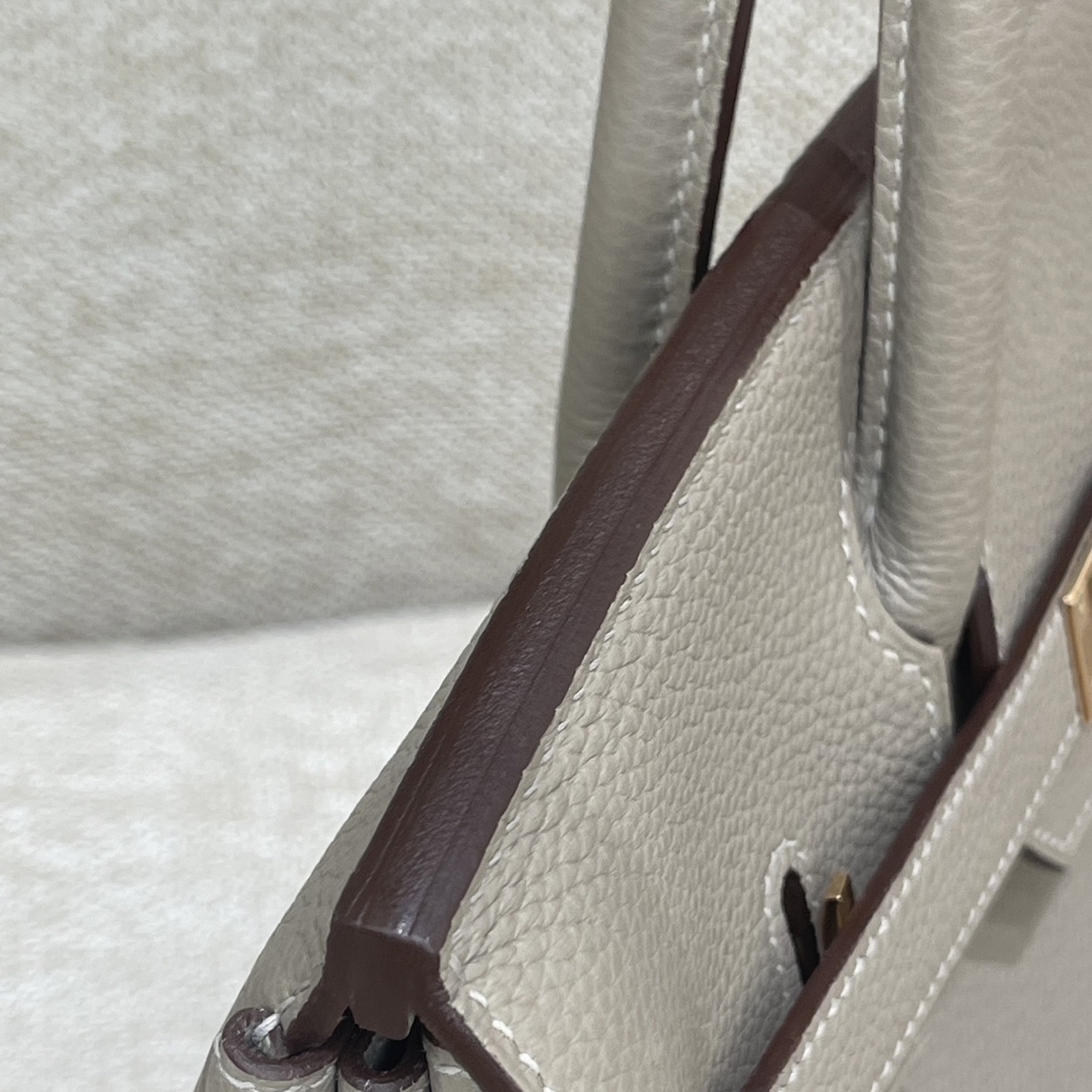 Hermès Model: Birkin 30 Color: M8 Asphalt Gray with Rose Gold Buckle Dimensions: 30cm x 22cm x 16cm