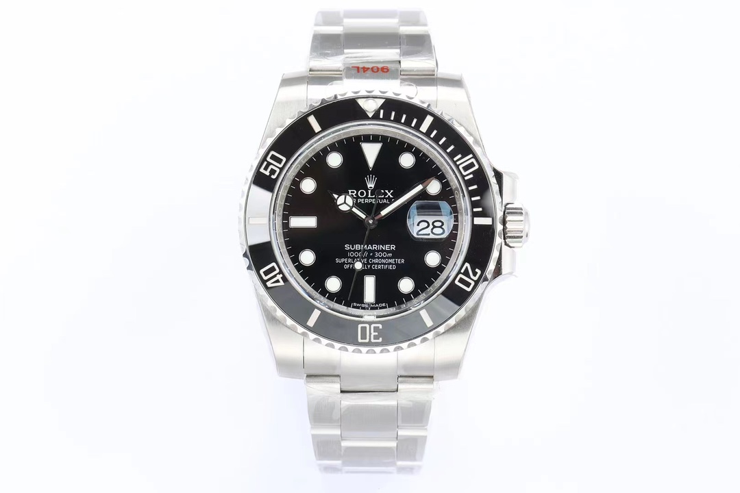 Rolex Submariner 40mm EW Factory V2 Version｜Caliber 3135 Integrated Movement (Blue Hairspring) 12.5mm Thickness Emerald Green Ceramic Bezel Sapphire Crystal Swiss Ice-Blue Luminous Solid Center Axis Instant Date Jump Date Reverse Jump Function