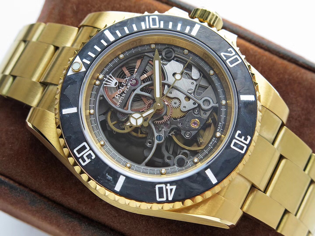 Rolex Submariner 116610 Prototype VR Factory Full Skeleton Version｜Carbon Fiber Bezel Caliber 3130 (Retains Operating Parts) Fully Detachable Dial Heavy-duty Rotor Visible Movement Operation Limited Edition