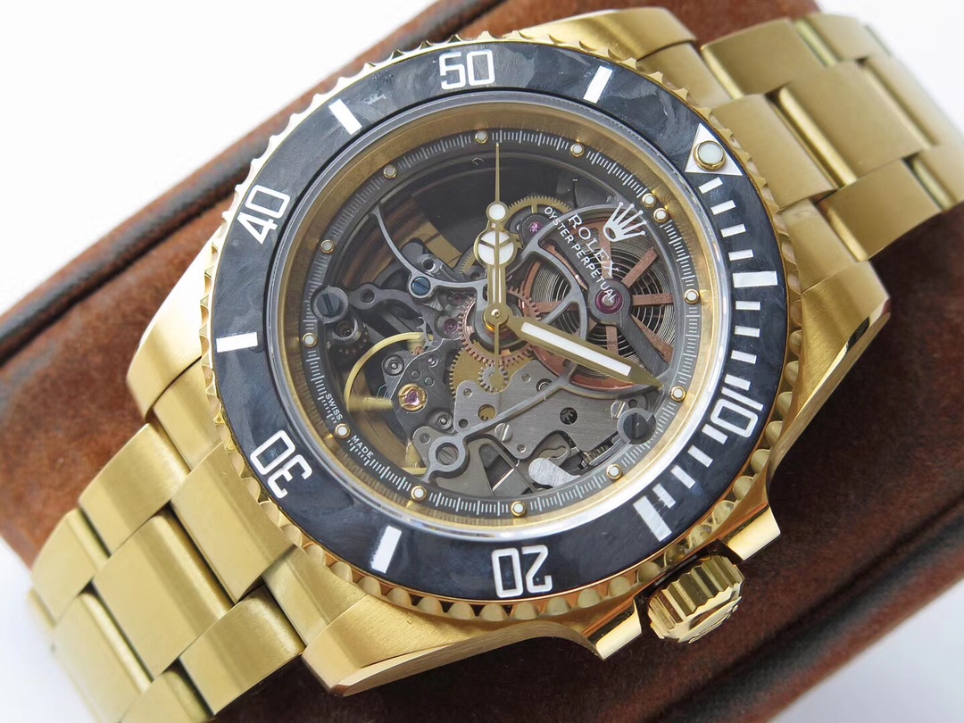Rolex Submariner 116610 Prototype VR Factory Full Skeleton Version｜Carbon Fiber Bezel Caliber 3130 (Retains Operating Parts) Fully Detachable Dial Heavy-duty Rotor Visible Movement Operation Limited Edition