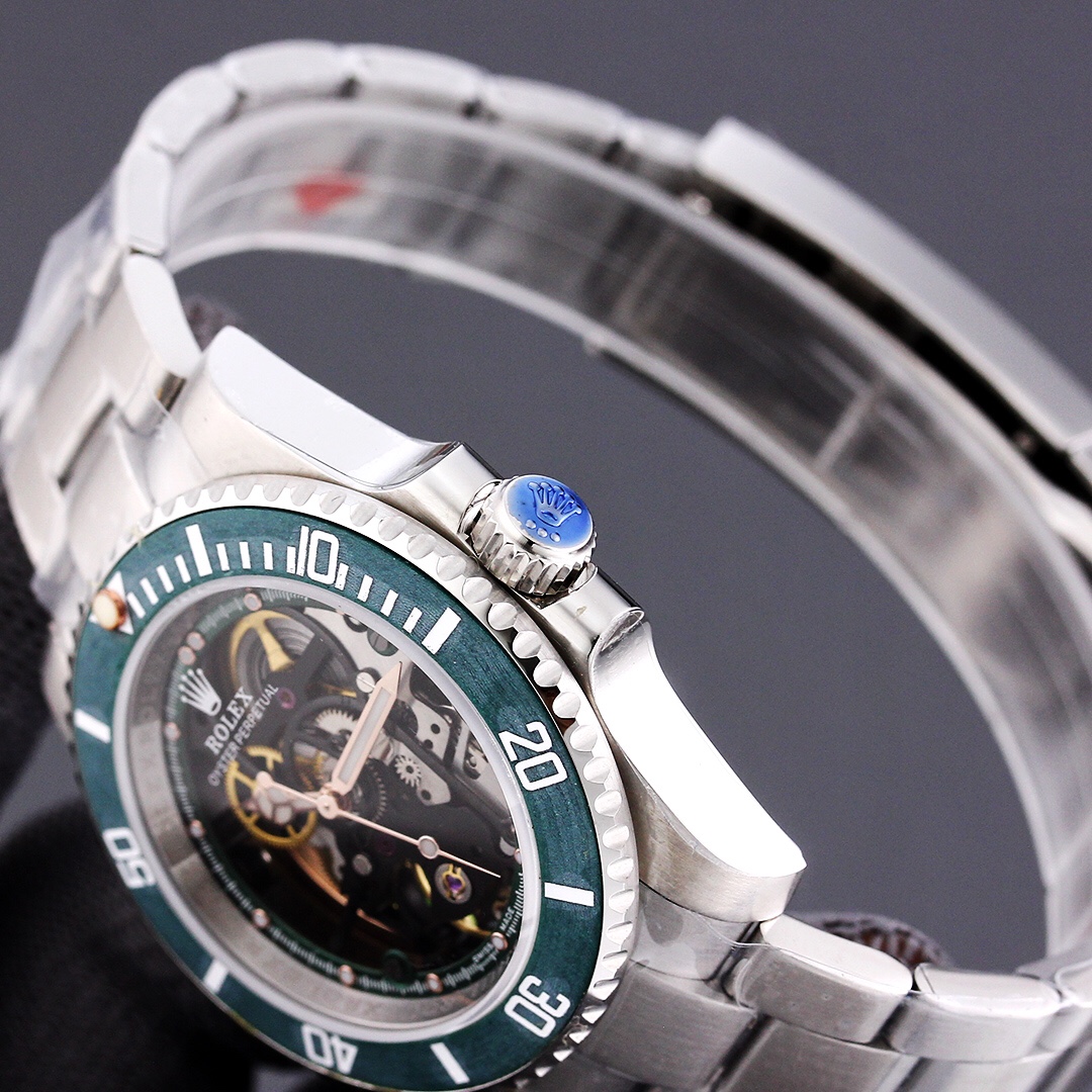 Rolex Submariner 116610 Full Skeleton Modified Version｜Carbon Fiber Bezel Caliber 3130 Heavy-duty Rotor Visible Movement Operation Rare Model