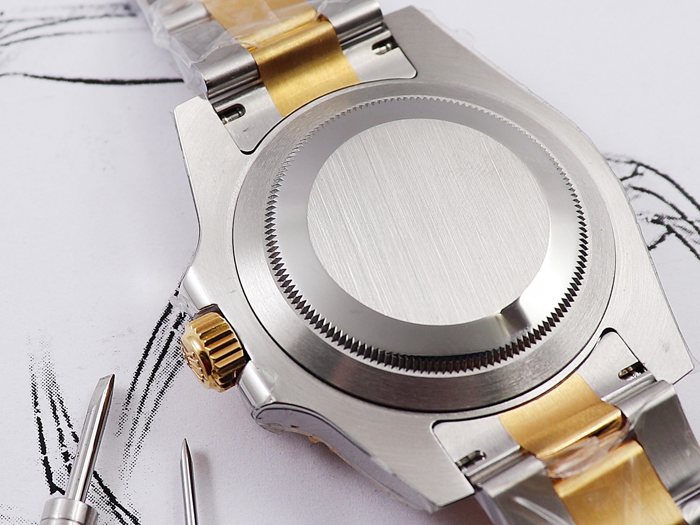 Rolex Submariner Two-tone Version｜18K Gold Cladding Craft Metal Base