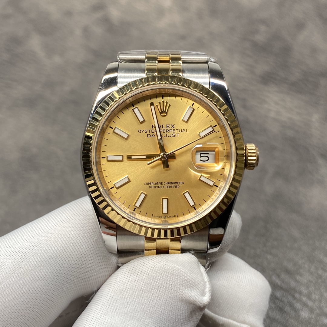 Rolex 36mm｜Electroplated Version In-stock Photos Version