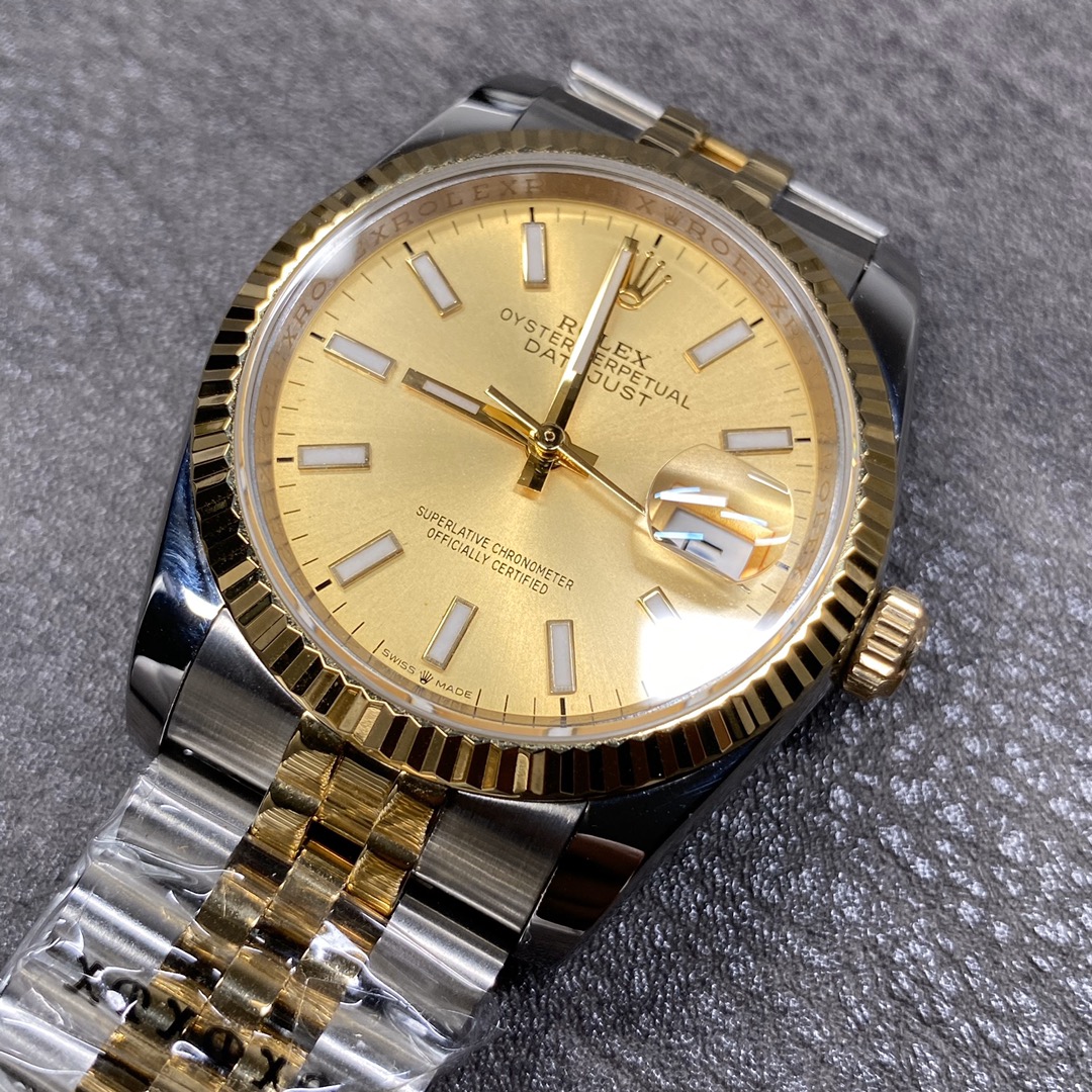 Rolex 36mm｜Electroplated Version In-stock Photos Version