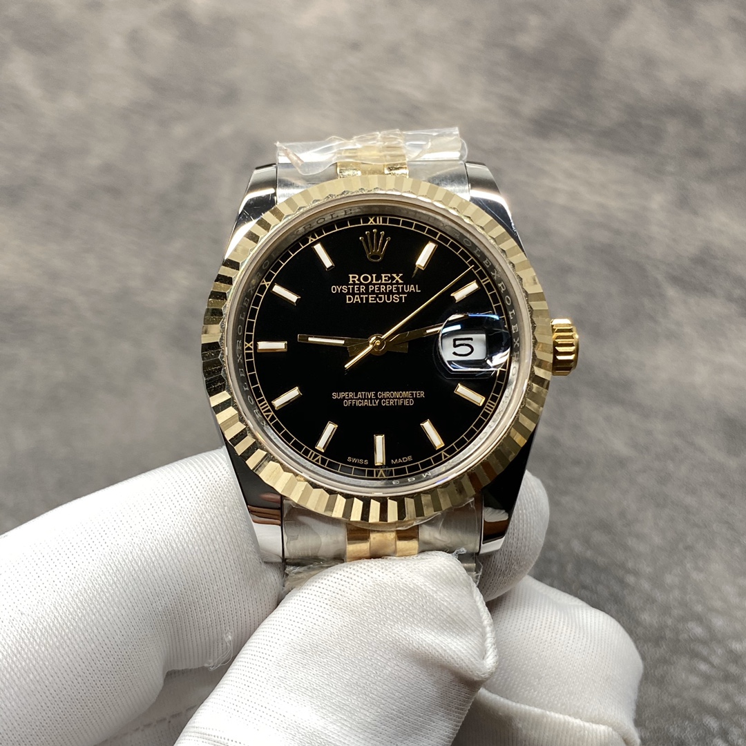 Rolex 36mm｜Electroplated Version In-stock Photos Version