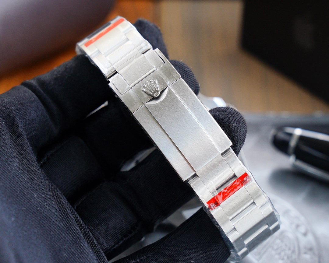 Rolex Explorer II 42mm V7 Upgrade Version｜Caliber 2836 Orange GMT Hand Dual Time Zone Display Finely Polished Case & Bracelet Safety Clasp Black & White Dial Ice-Blue Luminous