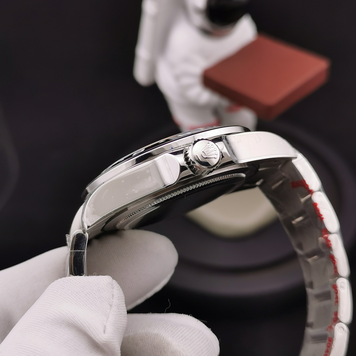 Rolex Explorer II 42mm 216570-77210｜INS European & American Modified Version Caliber 2836 904L Stainless Steel Case Sapphire Crystal Ceramic Bezel Dual Time Zone GMT Hand Blue Luminous Markers Steel Bracelet Folding Safety Clasp 12mm Thickness