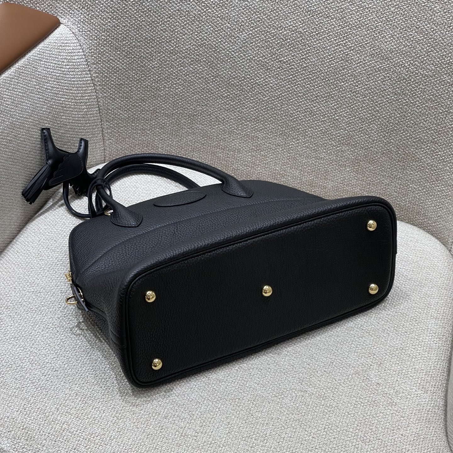 Hermès Model: Bolide 31 Color: Black with gold hardware Dimensions: 31x25x12 cm
