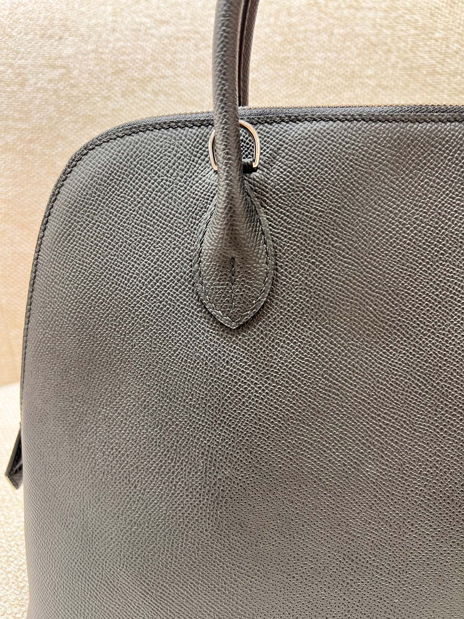 Hermès Model: Bolide 30 Color: Black with silver hardware Dimensions: 27x20x11cm