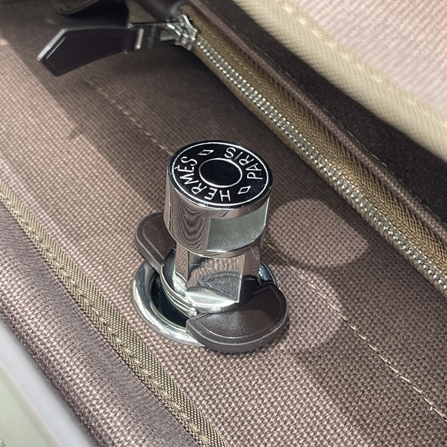 Hermès Model: herbag31 Color: Ebony with silver hardware Dimensions: 31cm x 25cm x 10cm