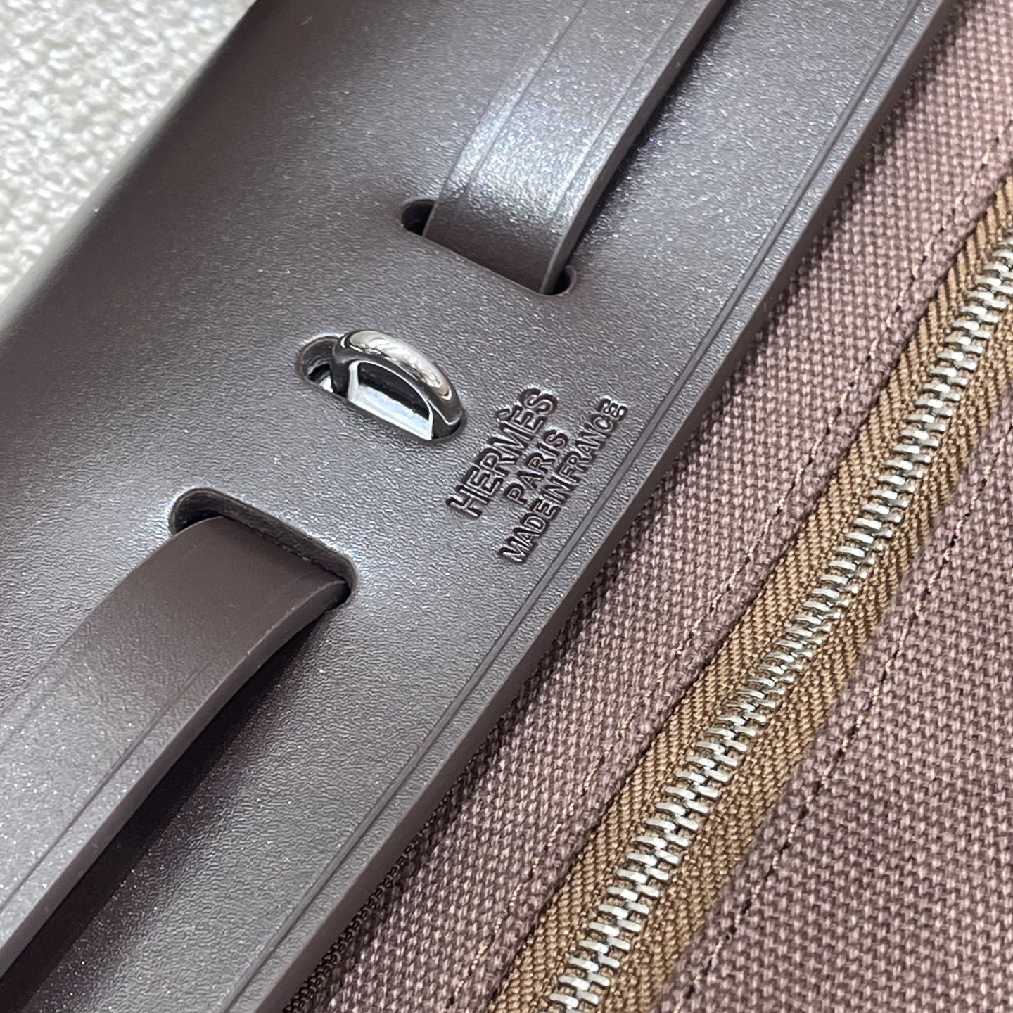 Hermès Model: herbag31 Color: Ebony with silver hardware Dimensions: 31cm x 25cm x 10cm