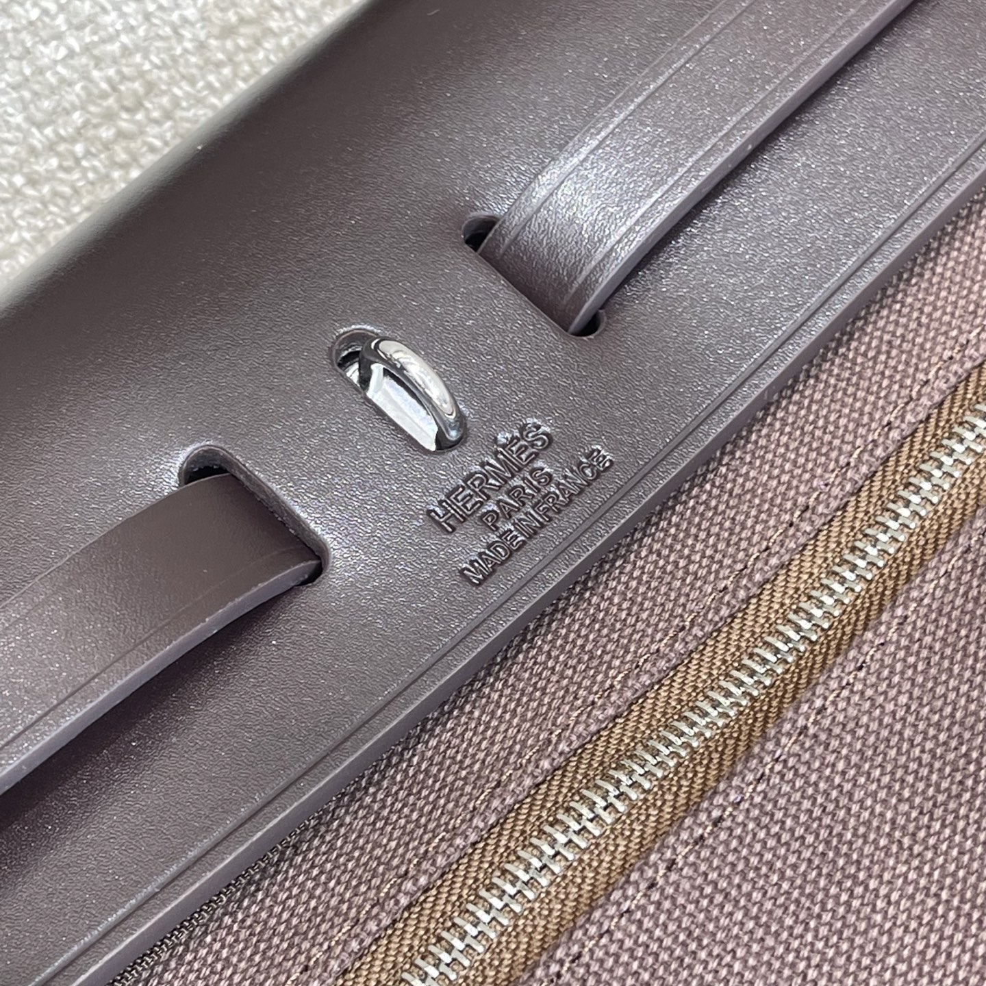 Hermès Model: herbag31 Color: Ebony with silver hardware Dimensions: 31cm x 25cm x 10cm