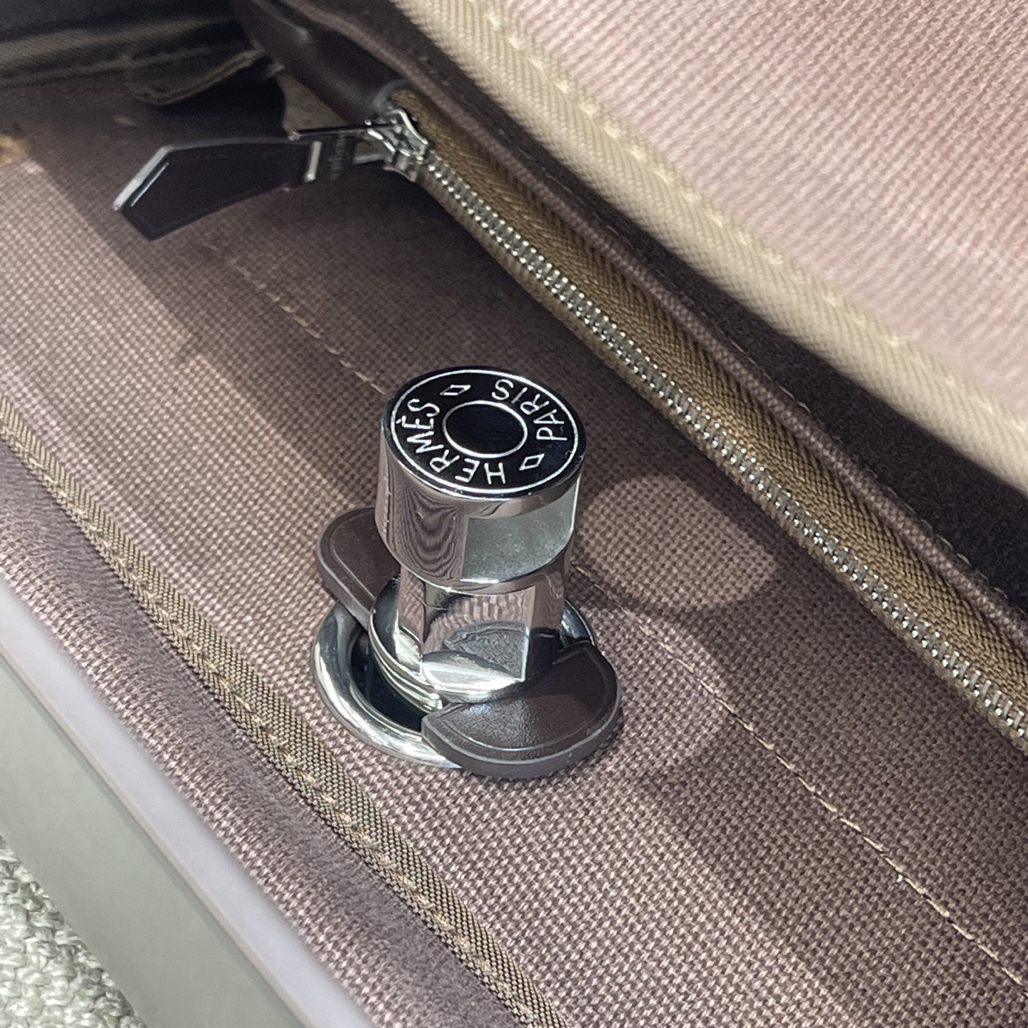 Hermès Model: herbag31 Color: Ebony with silver hardware Dimensions: 31cm x 25cm x 10cm