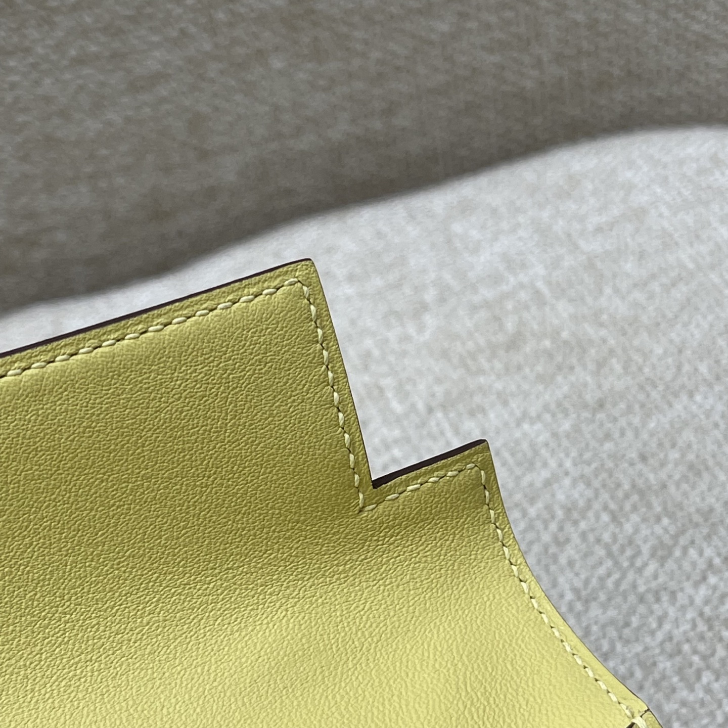 Hermès Model: Kelly Mini First Generation Color: Chick Yellow with Silver Hardware Dimensions: 22cm x 14cm x 7cm