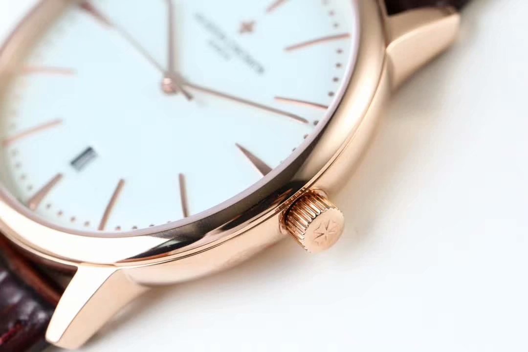 Vacheron Constantin Traditionnelle Collection 81530 40mm×9mm｜Caliber 9015 Modified to 2450 Movement 18K Gold Plated Rotor Double-sided Sapphire Crystal (Anti-reflective Coating) Double-layer Italian Calfskin Strap Maltese Cross Buckle Sealed Case Back/Sap