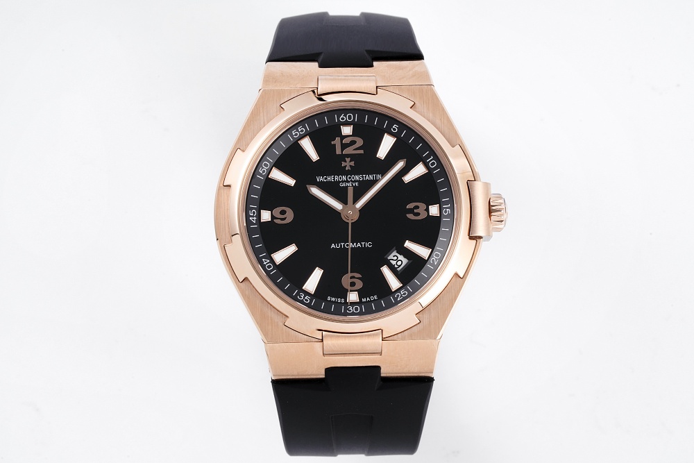 Vacheron Constantin Overseas Collection 42mm×9.7mm｜8F Production Stainless Steel Case Three-Hand Date Dial Imported Movement Case Back Etching Craft (Engraved with Sailboat Pattern) Steel/Leather/Rubber Strap Optional Sapphire Crystal