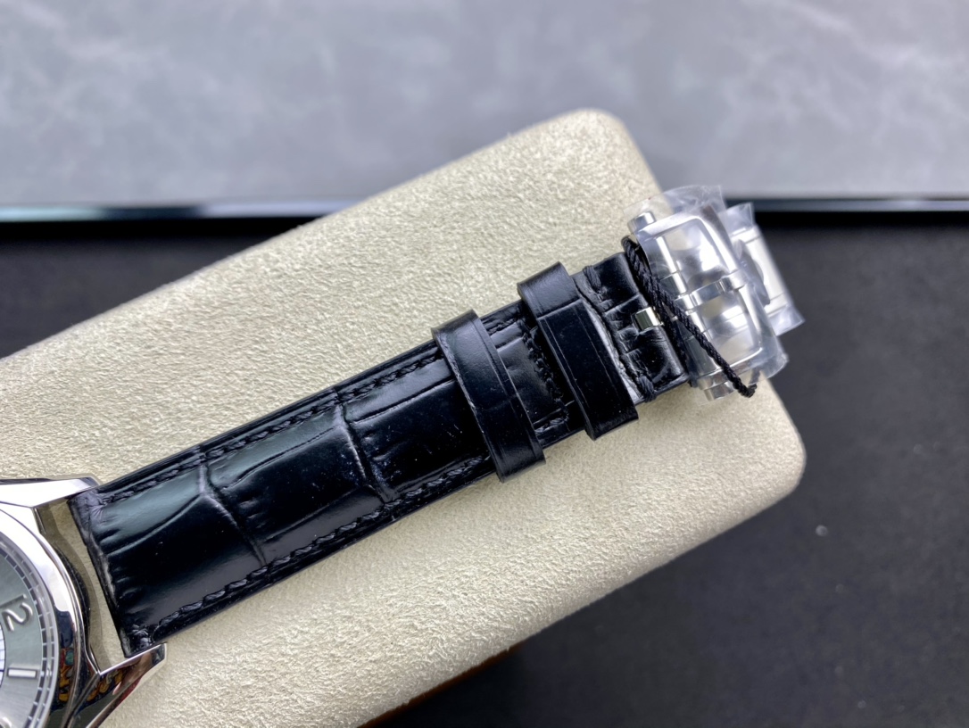 Vacheron Constantin FIFTYSIX Collection 40mm×9.6mm｜ZF Production Caliber 1326 Italian Full-Grain Calfskin Strap Hand-stitched Craftsmanship Maltese Cross Butterfly Buckle Sapphire Crystal Glass