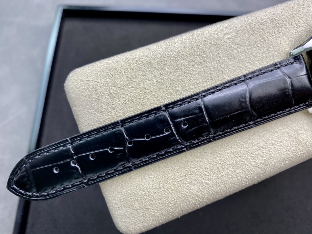 Vacheron Constantin FIFTYSIX Collection 40mm×9.6mm｜ZF Production Caliber 1326 Italian Full-Grain Calfskin Strap Hand-stitched Craftsmanship Maltese Cross Butterfly Buckle Sapphire Crystal Glass